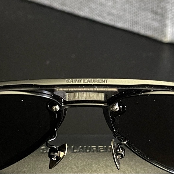 SAINT LAURENT - 99mm Aviator Sunglasses -NWOT - Picture 11 of 16